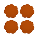 Orange Coasters – Set of 4