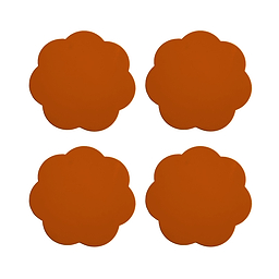Orange Coasters – Set of 4