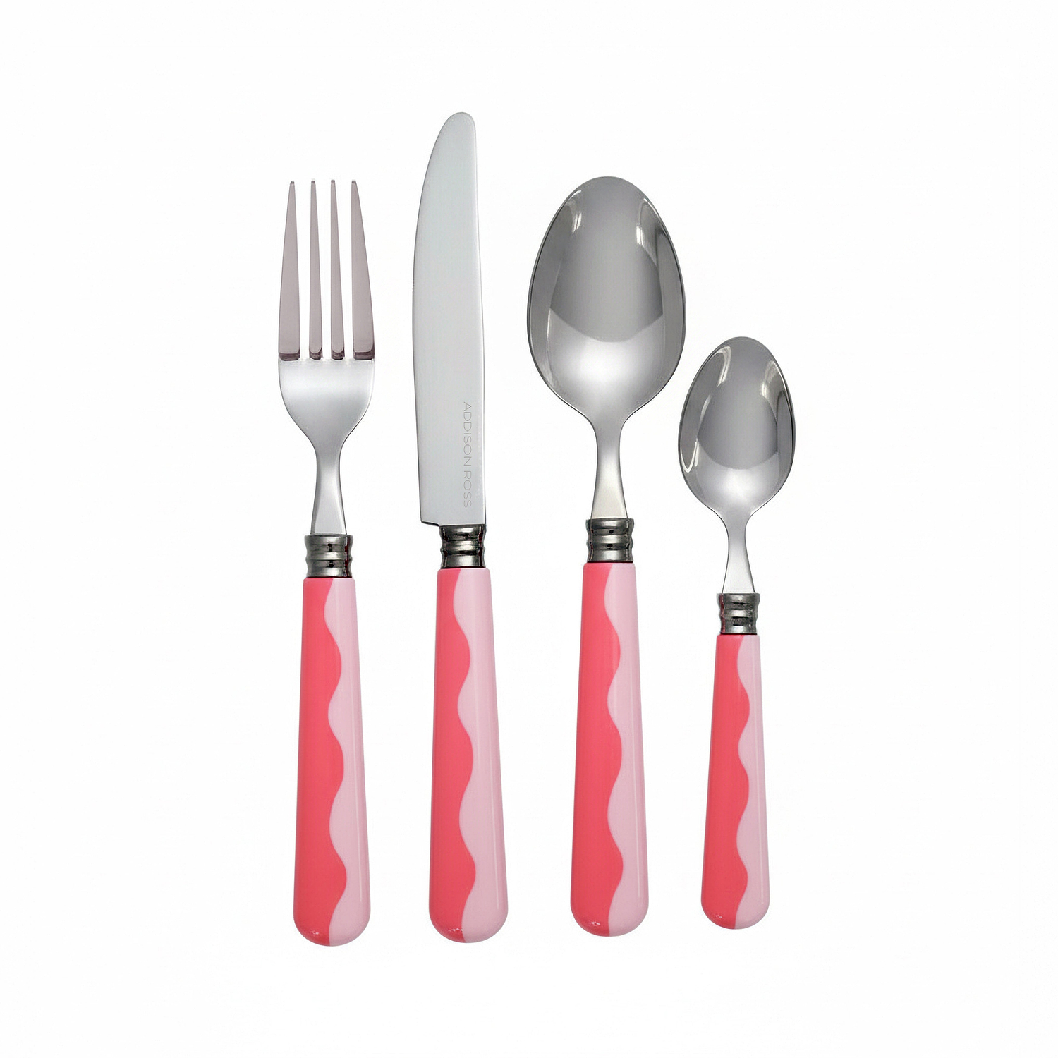 Wave Cutlery - Watermelon & Pink (16‑Piece Set)