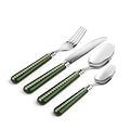Khaki & Sage Bobbin Cutlery - 16-Piece Set