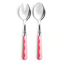 Wave Salad Servers - Watermelon & Pink (2‑Piece Set)