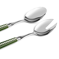 Khaki & Sage Bobbin Salad Servers - 2-Piece Set