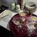 Cherry Straight Sided Round Medium Lacquered Tray