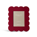 Cherry Scalloped Lacquer Photo Frame