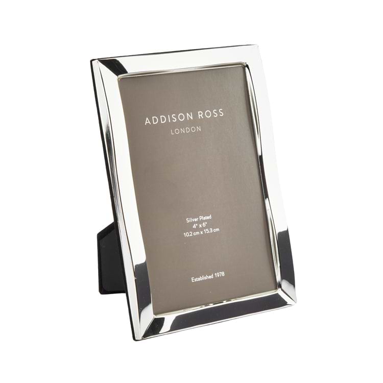 Silver Plate Wave Photo Frame