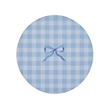 Blue Gingham Coasters- Set of 4