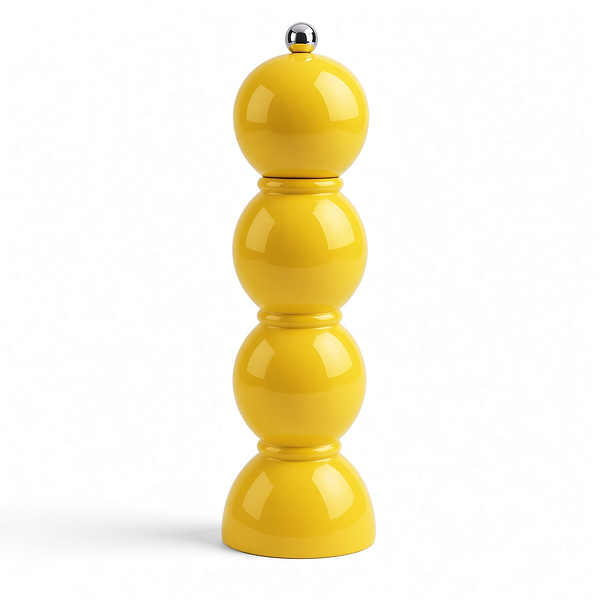 Yellow  Bobbin Salt or Pepper Mill