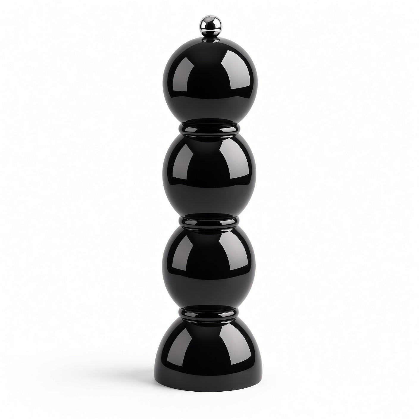 Black  Bobbin Salt or Pepper Mill