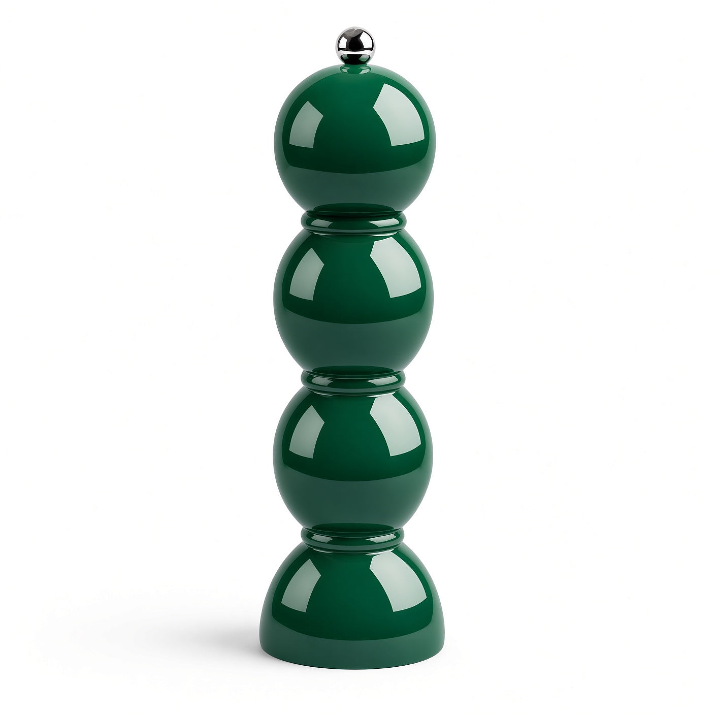 Racing Green Bobbin Salt or Pepper Mill