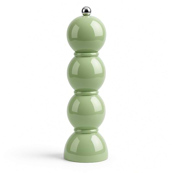 Sage Green Bobbin Salt or Pepper Mill