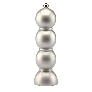 Silver Bobbin Salt and Pepper Mill