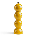 Mustard Bobbin Lacquer Salt or Pepper Mill