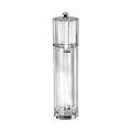 Clear Icy Flute Salt or Pepper Mill
