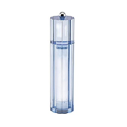 Blue Icy Flute Salt or Pepper Mill