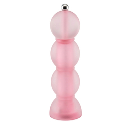 Pink Frosty Bobbin Salt or Pepper Mill