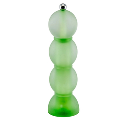 Green Frosty Bobbin Salt or Pepper Mill
