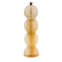 Amber Frosty Bobbin Salt or Pepper Mill