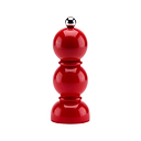 Red Mini Bob Salt or Pepper Mill