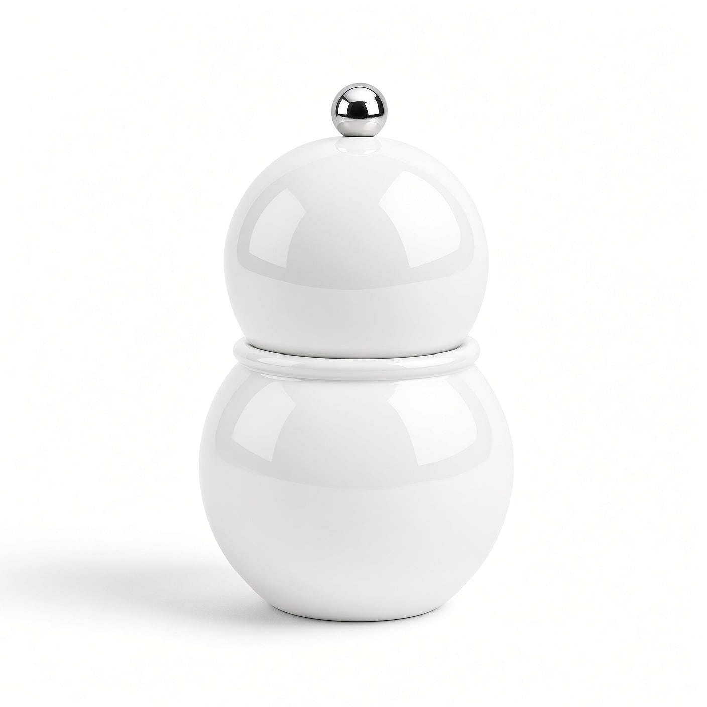 White  Chubbie Salt & Pepper Mill