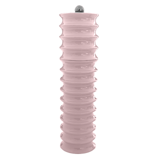 Pale Pink Twister Salt and Pepper Mill