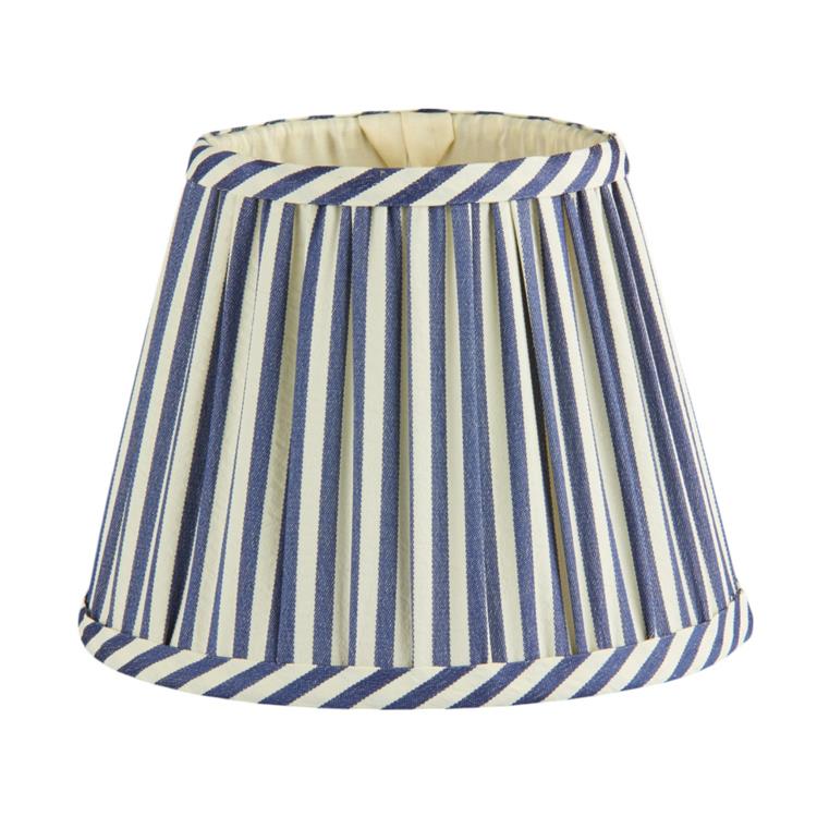Navy Striped Lampshade - 6"