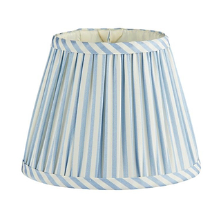 Periwinkle Blue Striped Lampshade - 6"