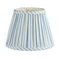 Periwinkle Blue Striped Lampshade - 6"