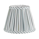 Chambray Striped Lampshade - 6"