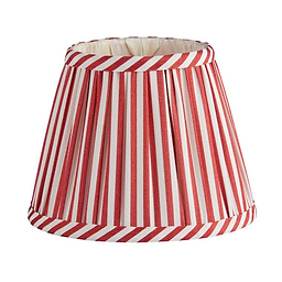 Red Striped Lampshade - 6"