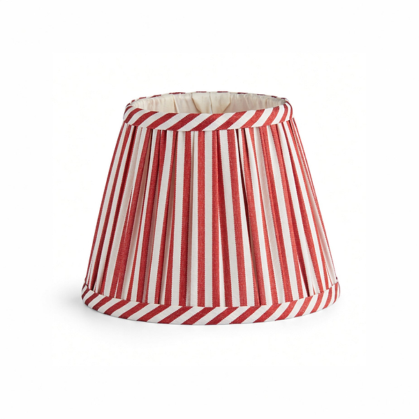 Red Striped Lampshade - 6"