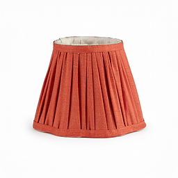 Orange Scallop Lampshade - 6"