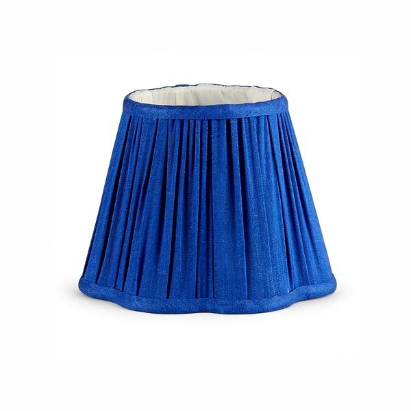 Cobalt Blue Scallop Lampshade - 6"