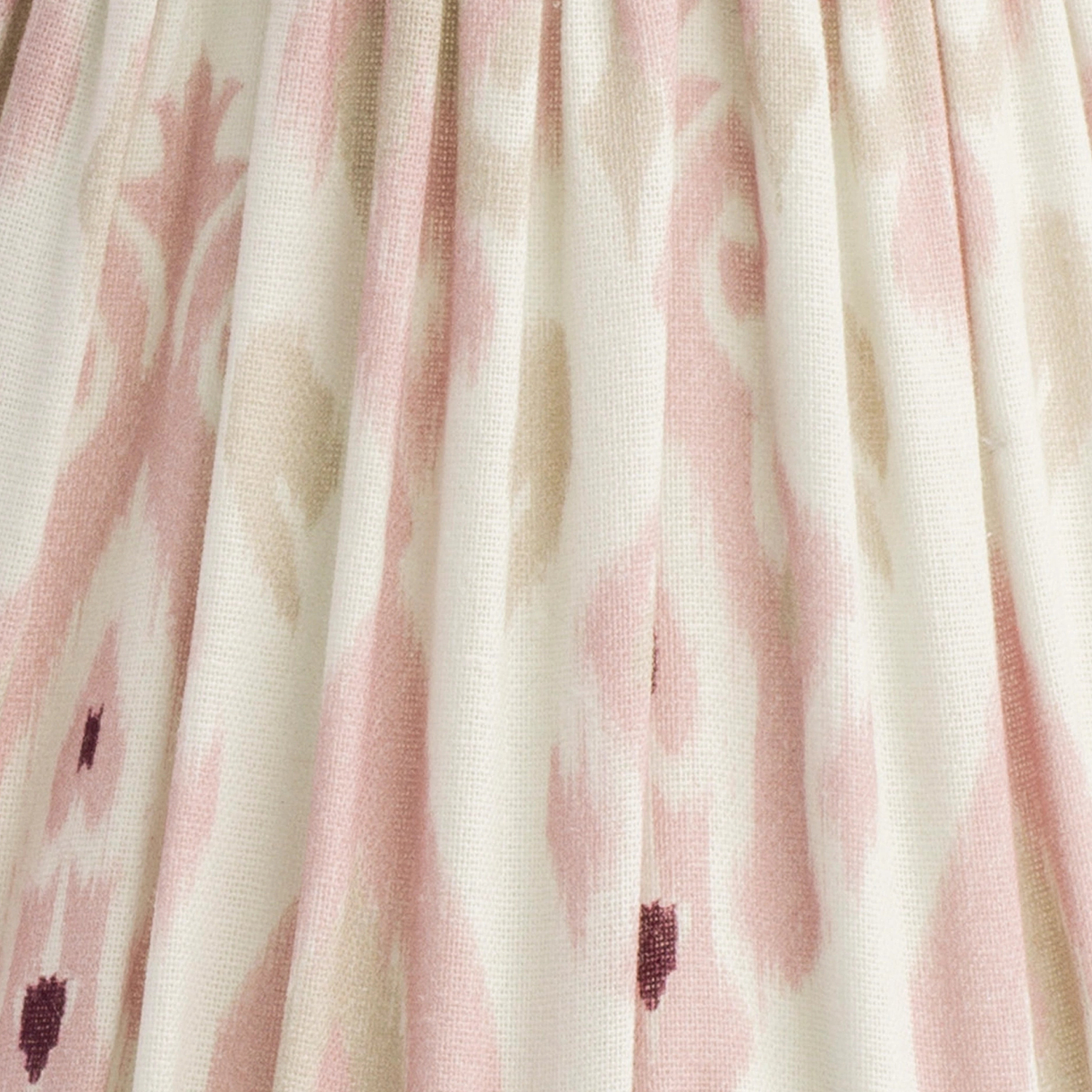 Ikat Empire Mauve & Cappuccino Lampshade - 16cm
