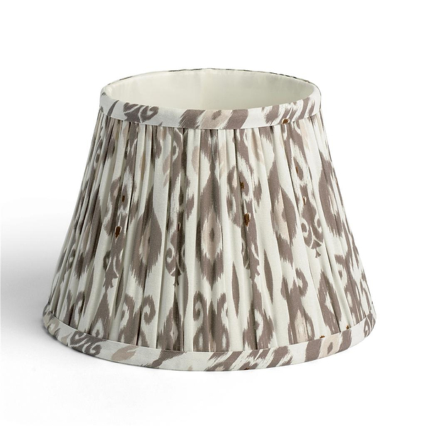 Ikat Empire Mink & Cappuccino Lampshade - 25cm
