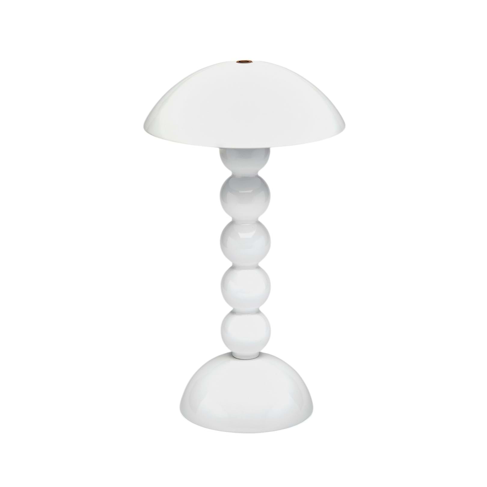 White Lacquer Rechargeable Bobbin LED Lamp – Addison Ross Ltd USA