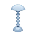 Pale Denim Lacquer Rechargeable Bobbin LED Lamp
