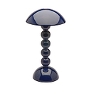 Navy Lacquer Rechargeable Bobbin LED Lamp