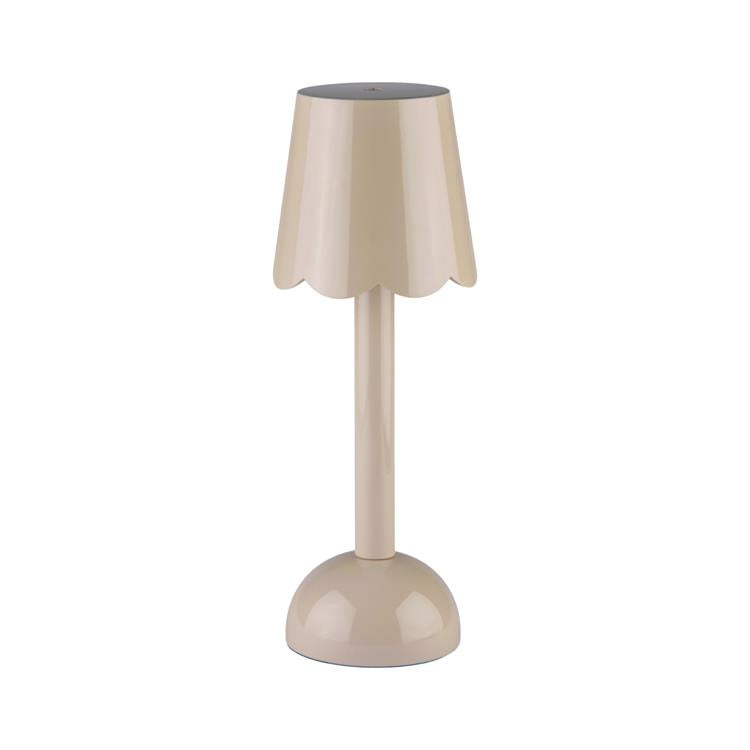Cappuccino Scallop Rechargeable LED Lamp