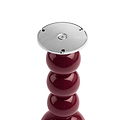 Small Cherry Bobbin Lacquered Lamp Base & Rechargeable Bulb - 19cm