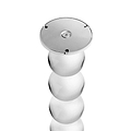 Tall Clear Bobbin Lamp Base & Rechargeable Bulb - 34cm