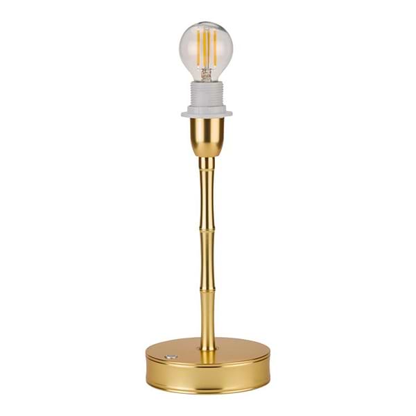 Bamboo Lamp Base Gold - 10"