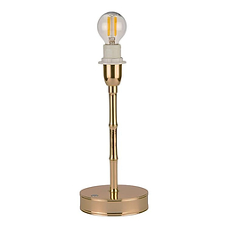 Bamboo Lamp Base Matte Gold - 10"