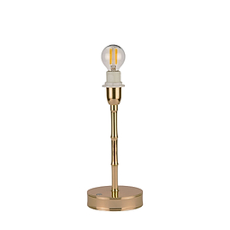 Bamboo Lamp Base Matte Gold - 10"