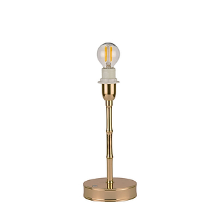 Bamboo Lamp Base Matte Gold - 10"