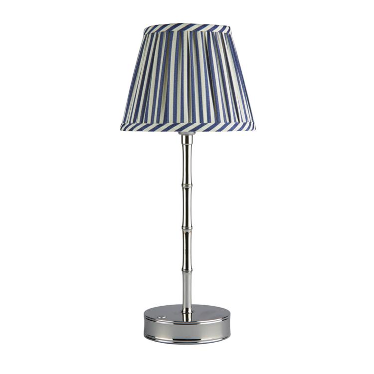 Navy Striped Lampshade - 6"
