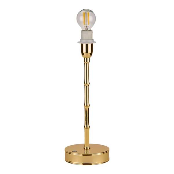 Bamboo Lamp Base Gold - 12"
