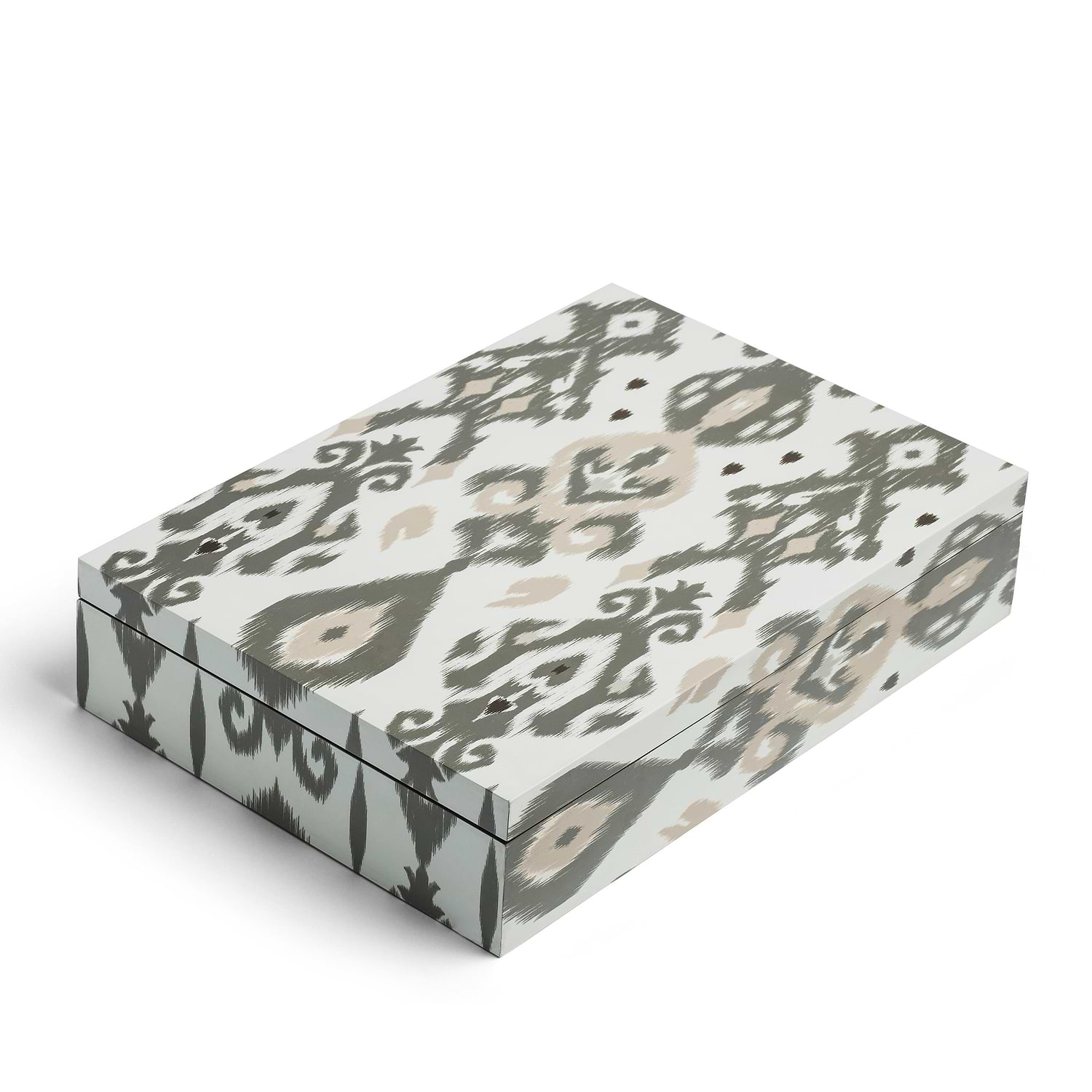 Ikat Mink Lacquered Mahjong Set