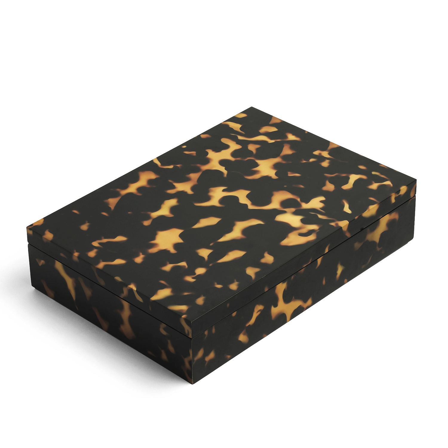 Tortoiseshell Lacquered Mahjong Set