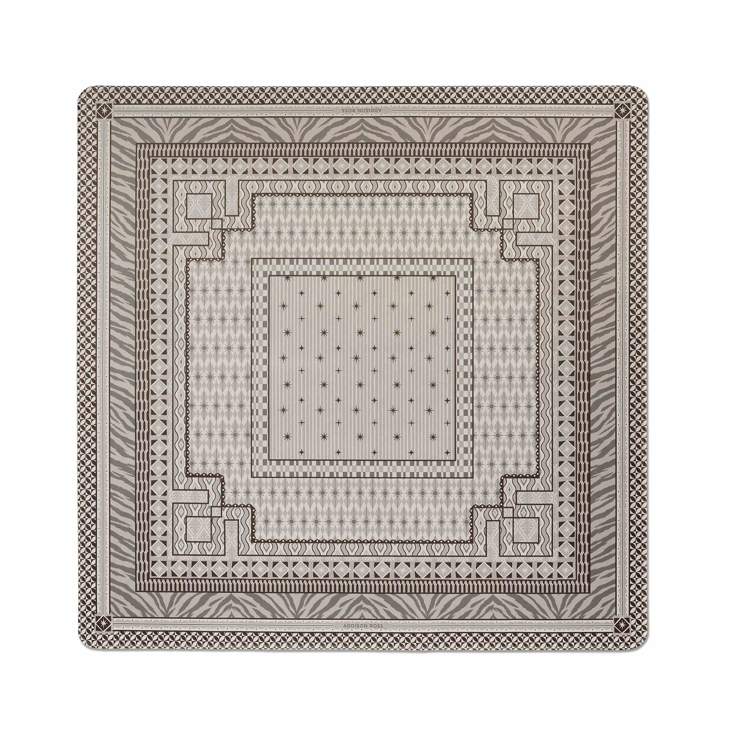 Ikat Mink Mahjong Mat
