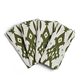 Ikat Khaki Napkins - Set of 4